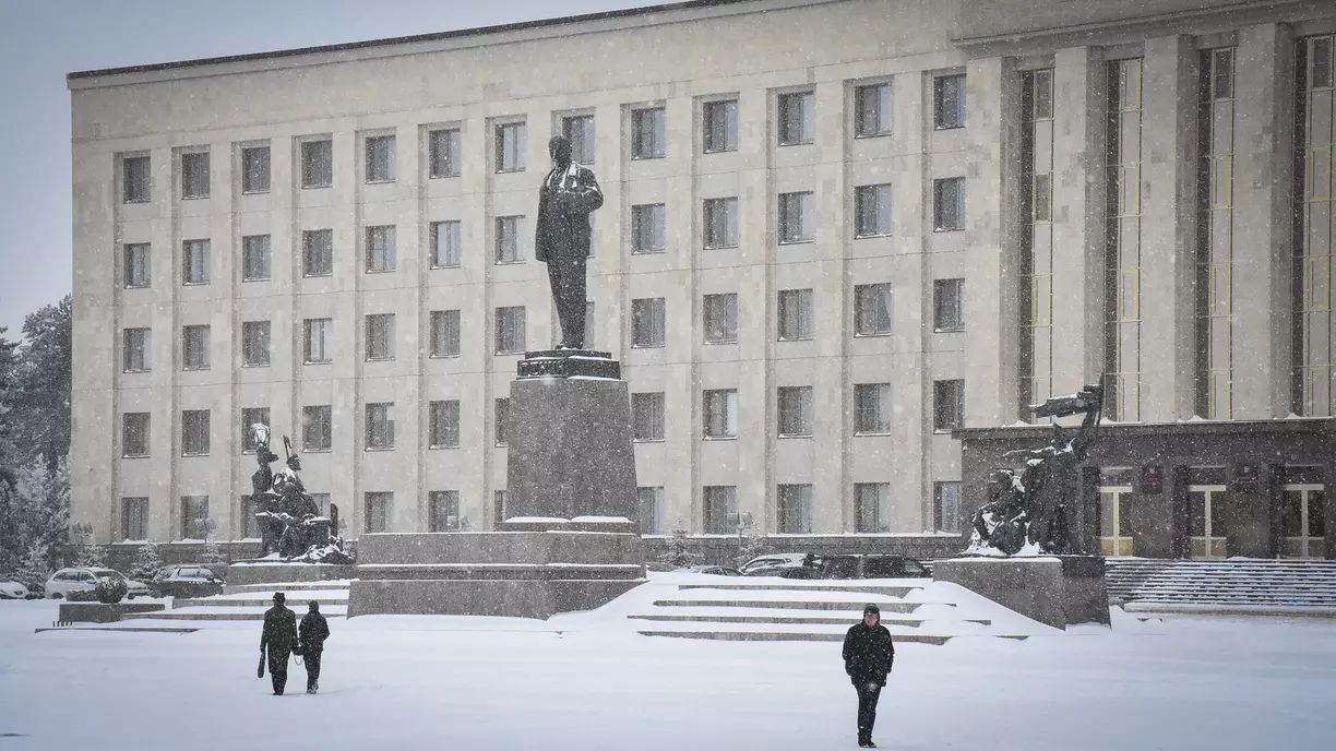 Снегопад на Ставрополье