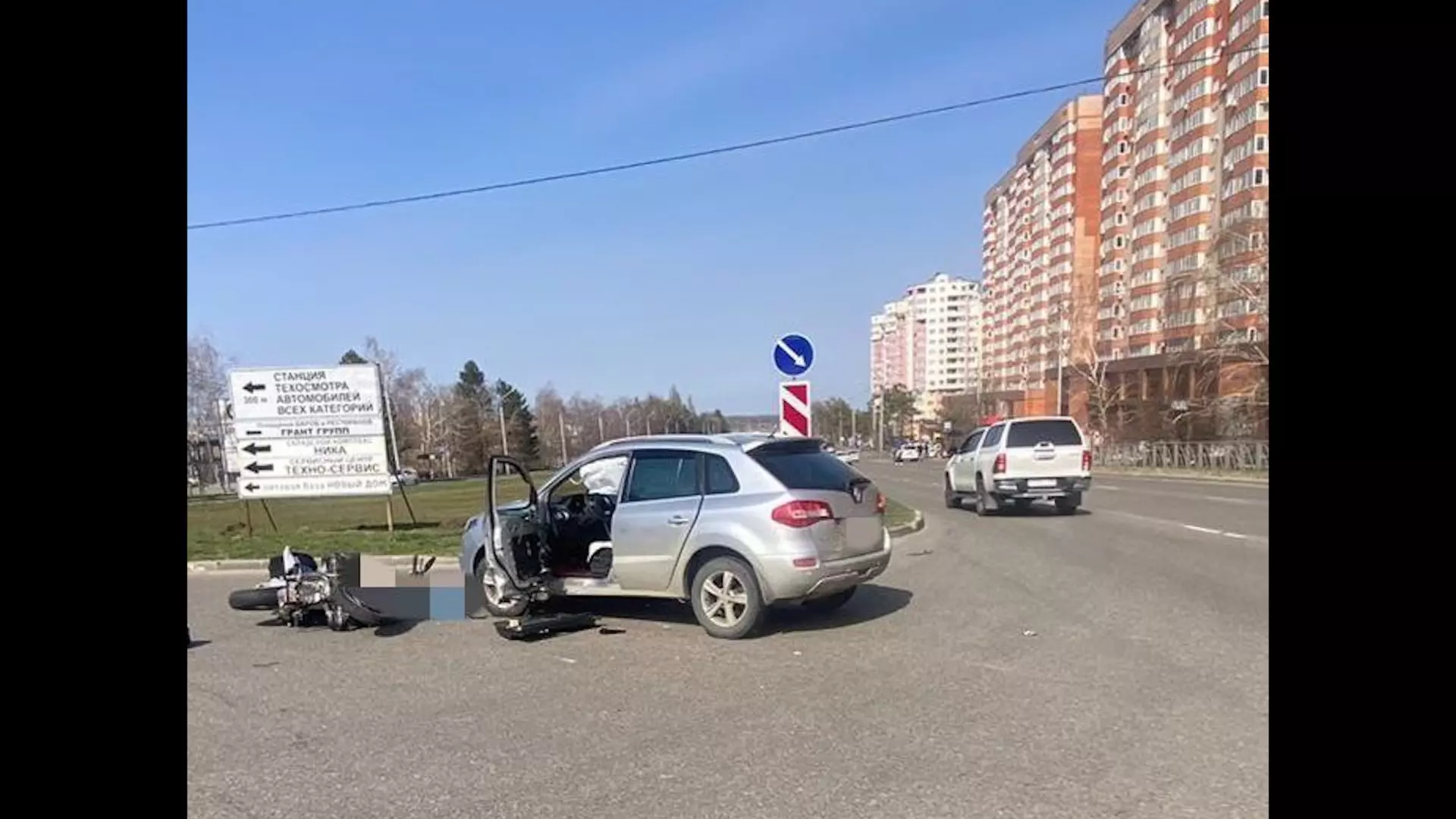 Мотоциклиста насмерть сбили в Ставрополе