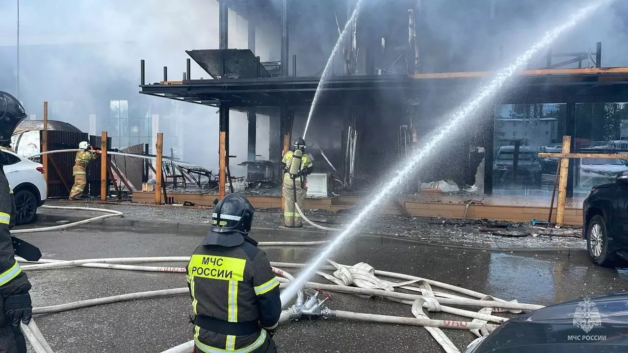 Пожар в аэропорту Минвод тушили 55 спасателей