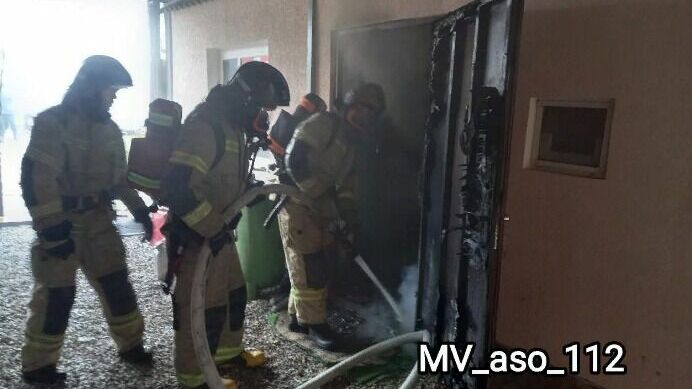 Крупный пожар произошел в жилом доме в Минеральных Водах