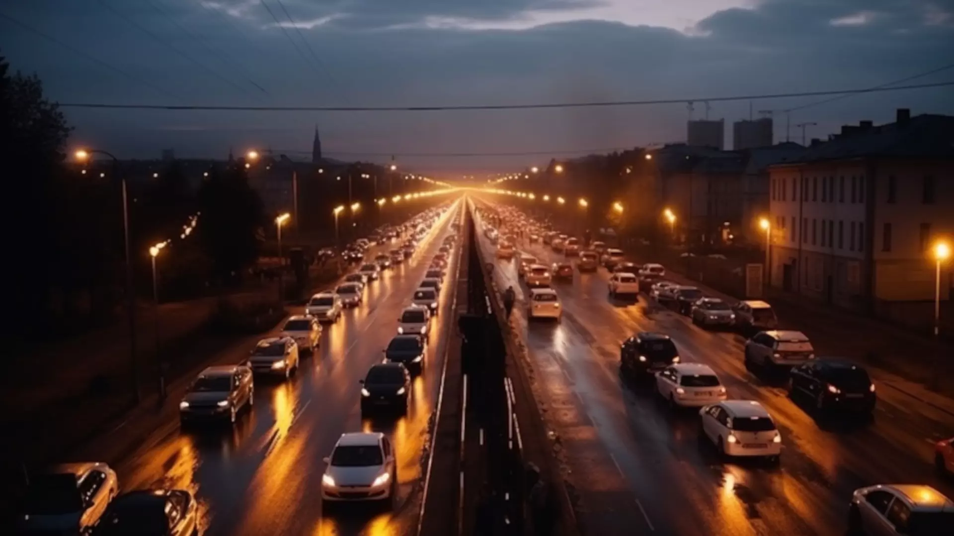 Пробки в Ставрополе достигли 8 баллов
