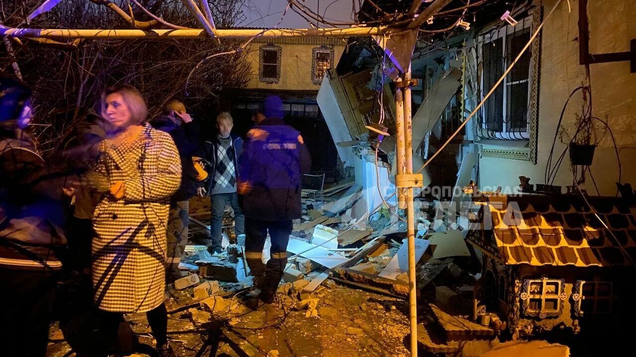Газовый баллон взорвался в частном доме на улице Щорса в Ставрополе