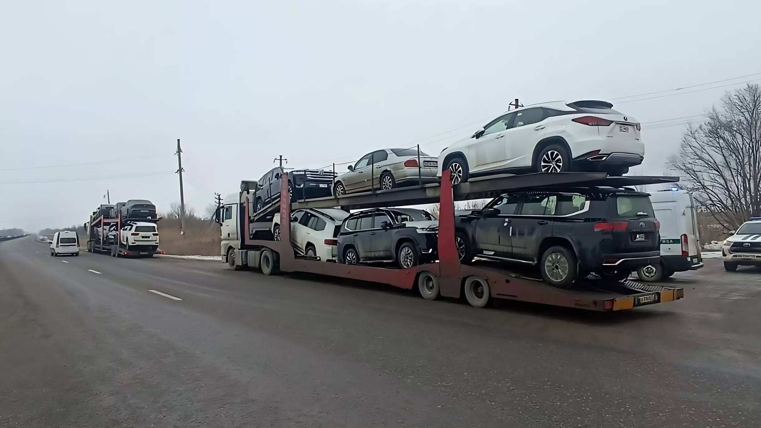Девять люксовых авто на 200 млн рублей остановили таможенники Минеральных Вод