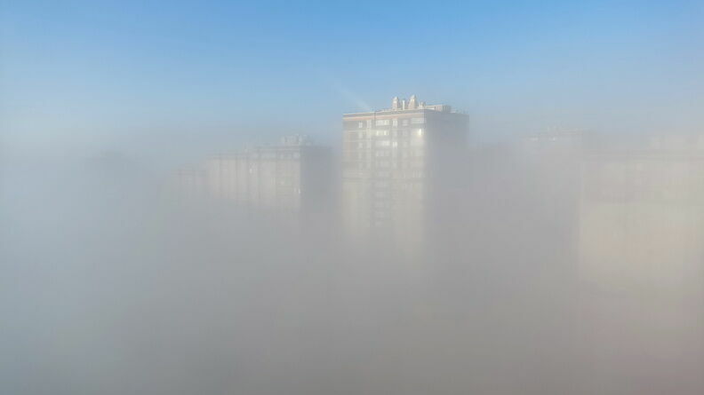 Туман опустился на Ставрополье 1 февраля