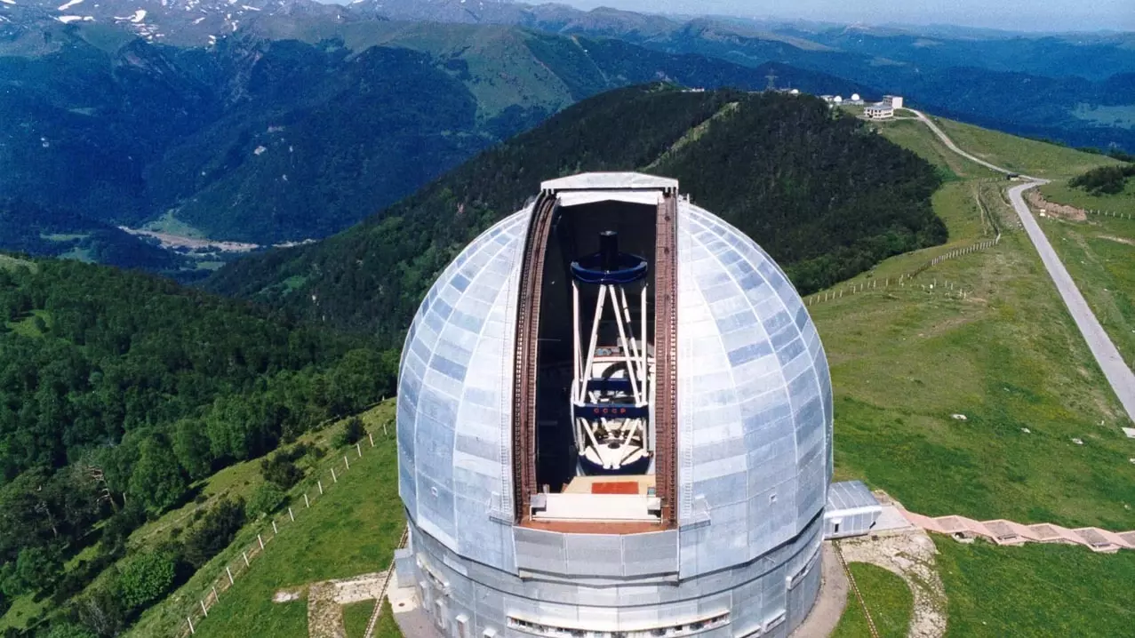 Вид на обсерваторию с высоты