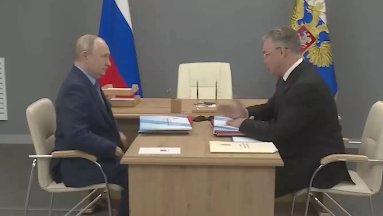 Путин провел встречу с губернатором Ставрополья Владимировым в Пятигорске