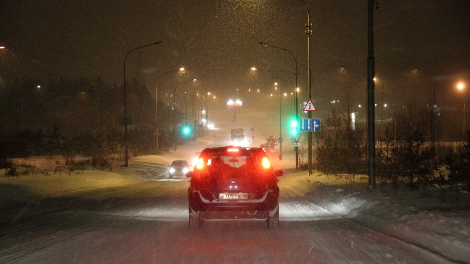 Водителей на Ставрополье предупредили о заморозках и снегопаде