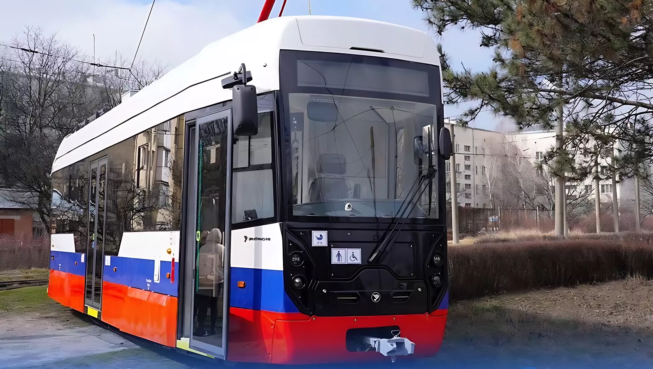 Новый трамвайный вагон выпустили на линию в Пятигорске