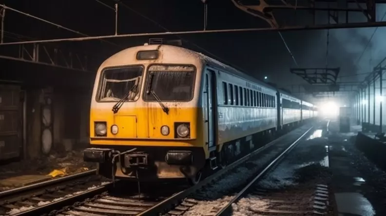 Вандалы вырвали светофор на железнодорожном переезде на Ставрополье